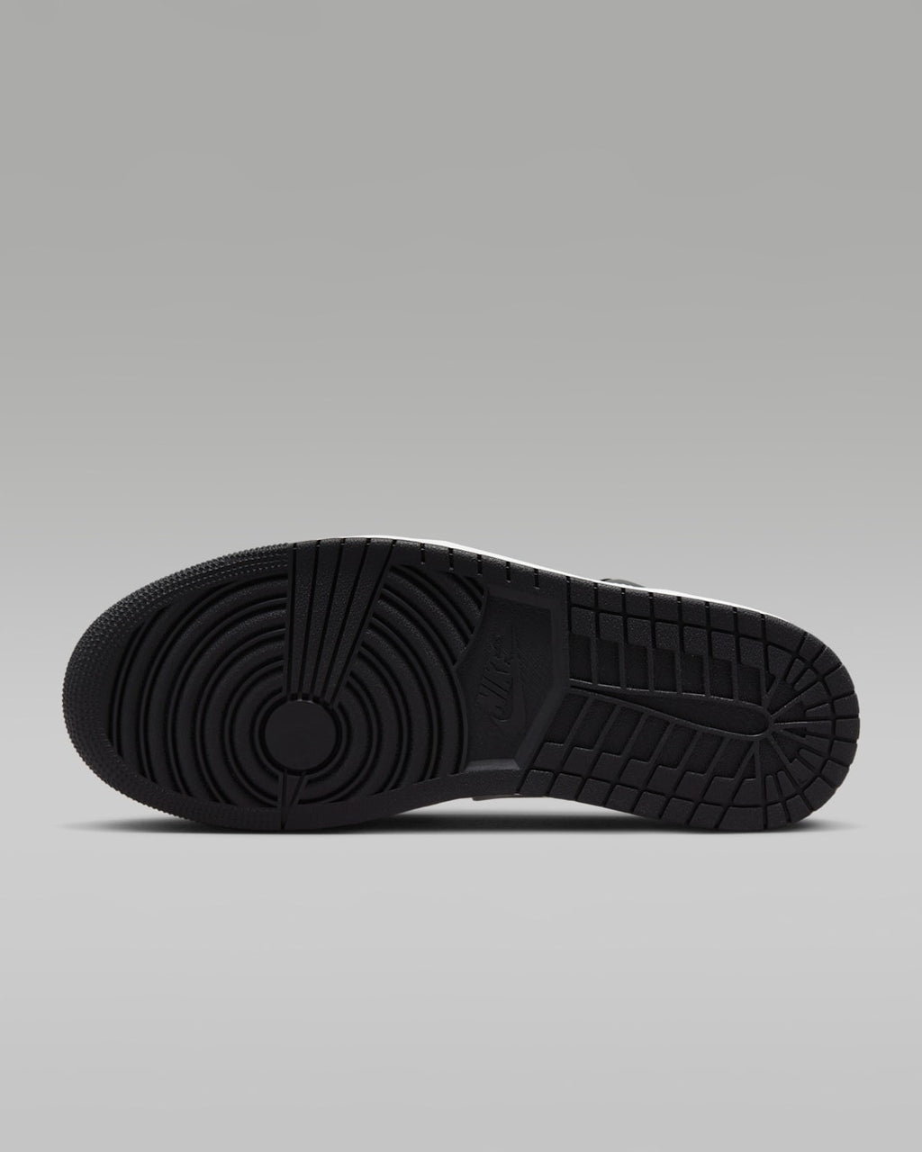 Air Jordan 1 Low Black, White & Silver Sneakers